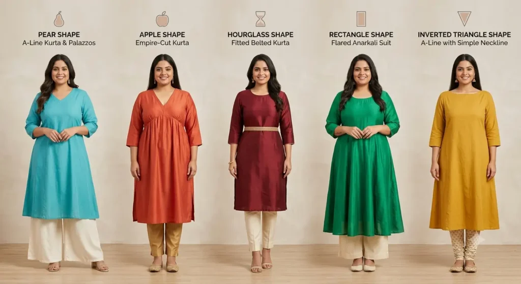 How to Choose Ethnic Wear for Your Body Type