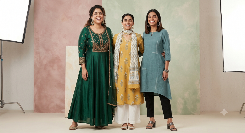 How to Choose Ethnic Wear for Your Body Type