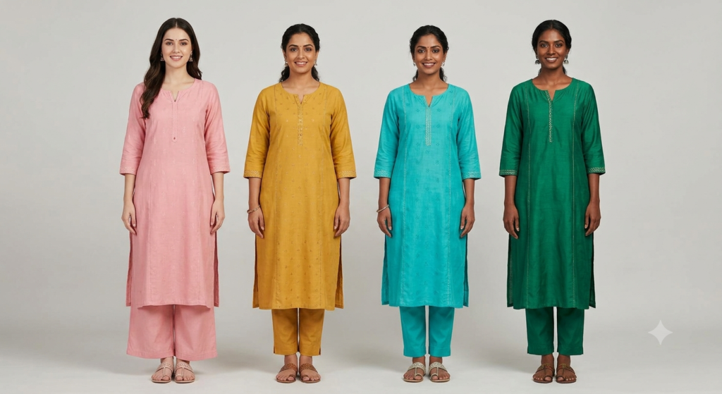how to choose ethnic wear color for your skin tone